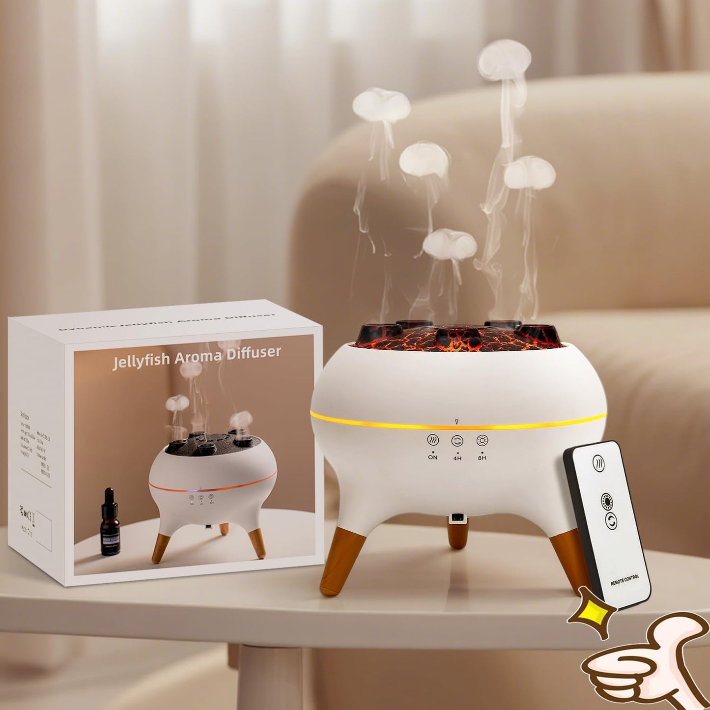 Ultrasonic Air Humidifier & Aroma Diffuser